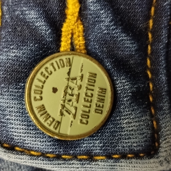 Zara high rise skinny jeans Collection Denim Sz 4 - Picture 15 of 15